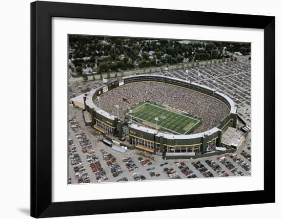 Green Bay Packers Old Lambeau Field, c.1957-2003 Sports-Mike Smith-Framed Art Print