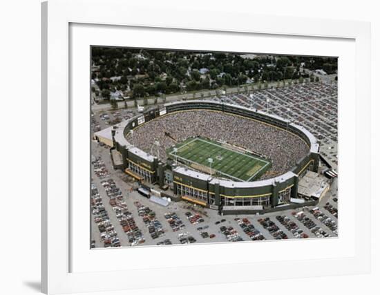 Green Bay Packers Old Lambeau Field, c.1957-2003 Sports-Mike Smith-Framed Art Print