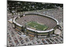 Green Bay Packers Old Lambeau Field, c.1957-2003 Sports-Mike Smith-Mounted Art Print