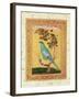 Green Bird, Mughal-null-Framed Giclee Print