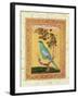 Green Bird, Mughal-null-Framed Giclee Print