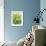 Green Bloom 5-Jenny Kraft-Framed Art Print displayed on a wall