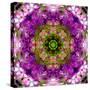 Green Blossom Mandala-Alaya Gadeh-Stretched Canvas