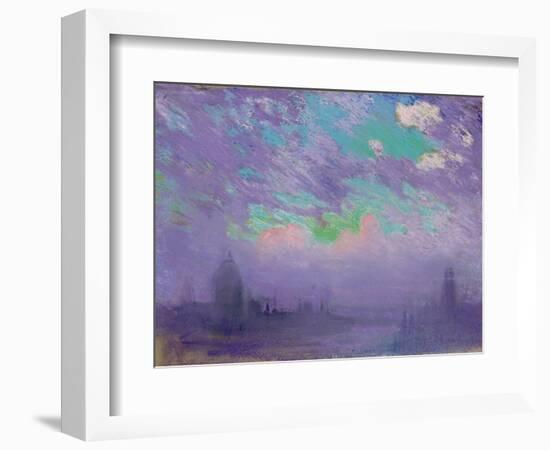 Green, Blue and Purple (View of London)-Joseph Pennell-Framed Giclee Print