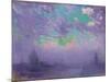 Green, Blue and Purple (View of London)-Joseph Pennell-Mounted Giclee Print