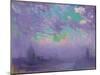 Green, Blue and Purple (View of London)-Joseph Pennell-Mounted Giclee Print