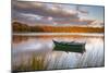 Green Boat on Salt Pond-Michael Blanchette Photography-Mounted Photographic Print