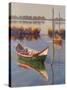 Green Boat-Nenad Mirkovich-Stretched Canvas