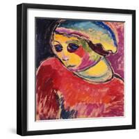 Green Bonnet; Grune Haube, 1911-Alexej Von Jawlensky-Framed Giclee Print