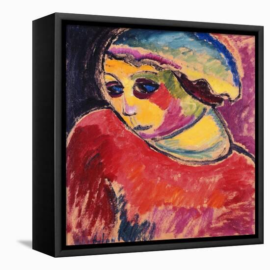 Green Bonnet; Grune Haube, 1911-Alexej Von Jawlensky-Framed Stretched Canvas