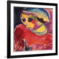 Green Bonnet; Grune Haube, 1911-Alexej Von Jawlensky-Framed Giclee Print