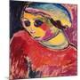 Green Bonnet; Grune Haube, 1911-Alexej Von Jawlensky-Mounted Giclee Print