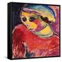 Green Bonnet; Grune Haube, 1911-Alexej Von Jawlensky-Framed Stretched Canvas