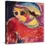 Green Bonnet; Grune Haube, 1911-Alexej Von Jawlensky-Stretched Canvas