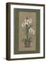 Green Border Triptych - Left-John Zaccheo-Framed Giclee Print