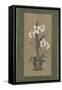 Green Border Triptych - Left-John Zaccheo-Framed Stretched Canvas
