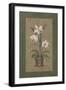 Green Border Triptych - Right-John Zaccheo-Framed Giclee Print