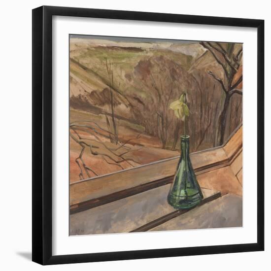 Green Bottle & Daff, 1994-William Packer-Framed Giclee Print