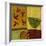 Green Bowl with Nandina Leaves-Doris Mosler-Framed Giclee Print