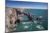 Green Bridge of Wales, Pembrokeshire Coast, Wales, United Kingdom-Billy Stock-Mounted Photographic Print