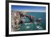Green Bridge of Wales, Pembrokeshire Coast, Wales, United Kingdom-Billy Stock-Framed Photographic Print