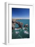 Green Bridge of Wales, Pembrokeshire Coast, Wales, United Kingdom-Billy Stock-Framed Photographic Print