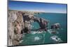 Green Bridge of Wales, Pembrokeshire Coast, Wales, United Kingdom-Billy Stock-Mounted Photographic Print