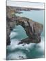 Green Bridge of Wales, Pembrokeshire, Wales, United Kingdom, Europe-Billy Stock-Mounted Photographic Print