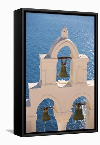 Green Bronze Bells of A Orthodox Church-watchtheworld-Framed Stretched Canvas