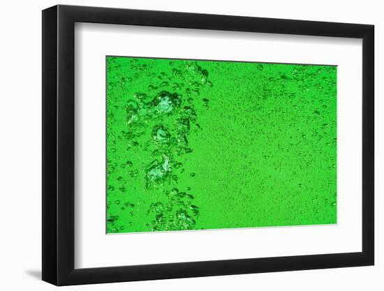 Green Bubbles-Steve Gadomski-Framed Photographic Print