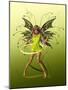 Green Butterfly Fae-Atelier Sommerland-Mounted Art Print