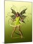 Green Butterfly Fae-Atelier Sommerland-Mounted Art Print