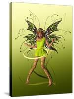 Green Butterfly Fae-Atelier Sommerland-Stretched Canvas