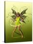 Green Butterfly Fae-Atelier Sommerland-Stretched Canvas