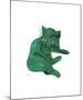 Green Cat, c.1956-Andy Warhol-Mounted Giclee Print