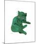 Green Cat, c.1956-Andy Warhol-Mounted Giclee Print