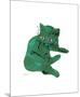 Green Cat, c.1956-Andy Warhol-Mounted Giclee Print