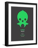 Green Chick Multilingual Poster-NaxArt-Framed Art Print