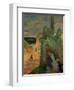 Green Christ, 1889, Inspired by the Calvaires, the Calvary-Sculptures of Brittany-Paul Gauguin-Framed Giclee Print