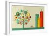 Green City Concept-cienpies-Framed Art Print