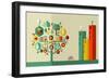 Green City Concept-cienpies-Framed Premium Giclee Print