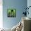 Green Cityscape-Paul Brent-Framed Stretched Canvas displayed on a wall