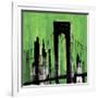 Green Cityscape-Paul Brent-Framed Art Print