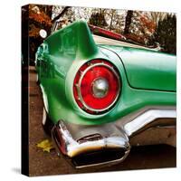 Green Classic American Car Rear Fender-Salvatore Elia-Stretched Canvas