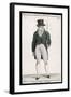 Green Coat and Cane 1807-null-Framed Art Print