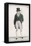 Green Coat and Cane 1807-null-Framed Stretched Canvas