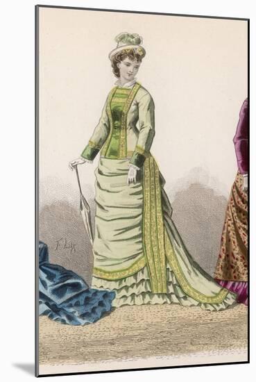 Green Costume 1877-null-Mounted Art Print