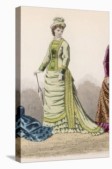 Green Costume 1877-null-Stretched Canvas