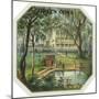 Green Cove Brand Cigar Box Label-Lantern Press-Mounted Art Print