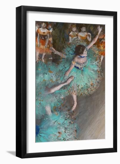 Green Dancer, circa 1880-Edgar Degas-Framed Giclee Print